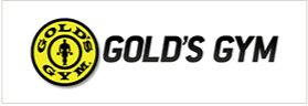 Logo of Gold's Gym, featuring a bold design, relevant for fitness branding.