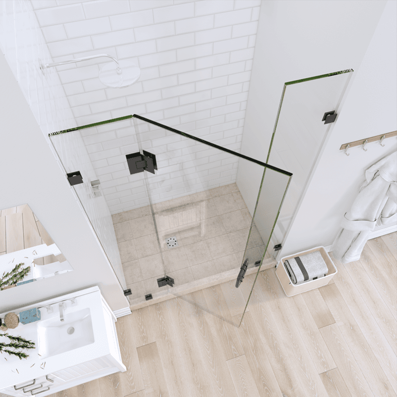 Prima™ Right Open Door & Panel Shower Door-3