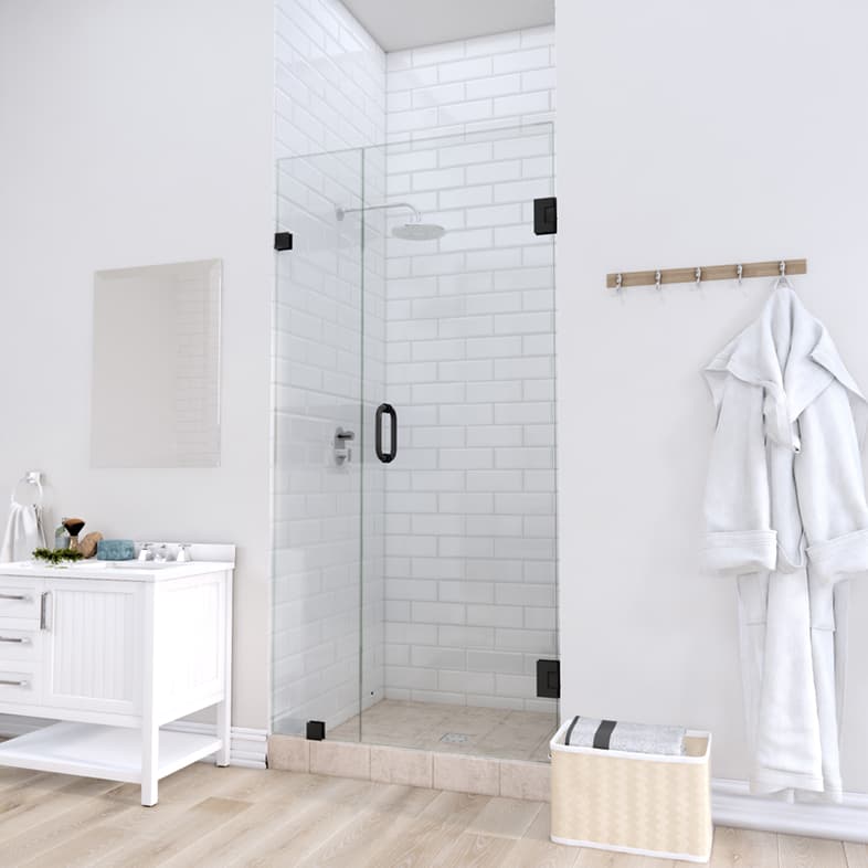 Prima™ Left Open Door & Panel Shower Door-0