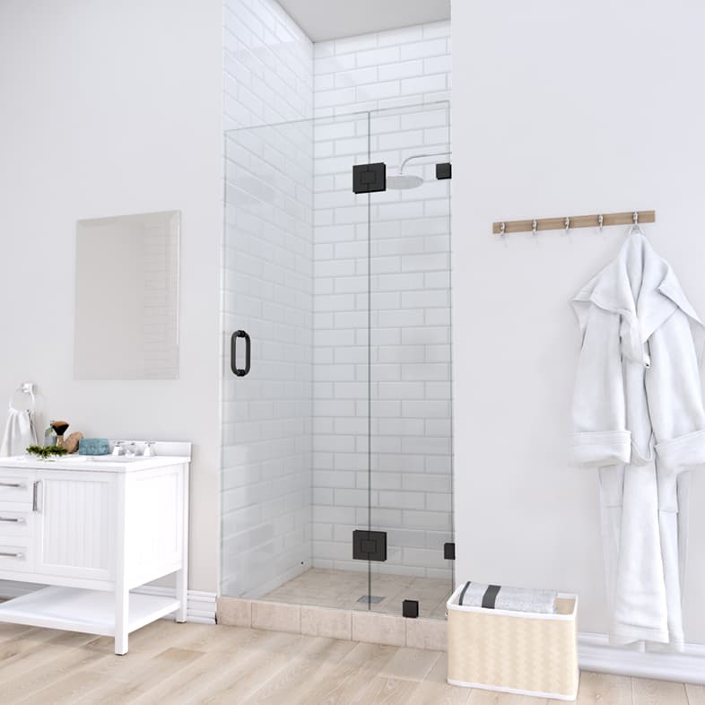 Prima™ Left Open Door & Panel Shower Door-0