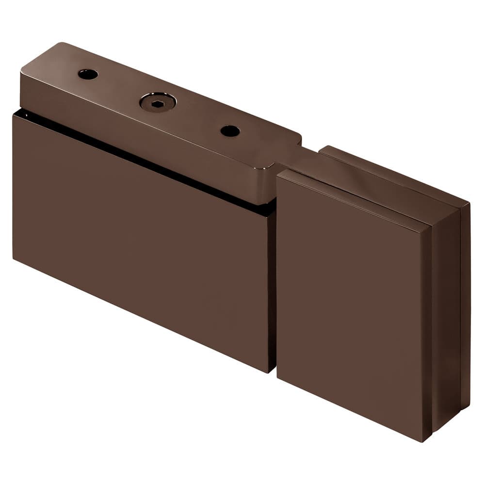 Mars Square Top Bottom Pivot Hinge with 180-Degree Attached U-Clamp