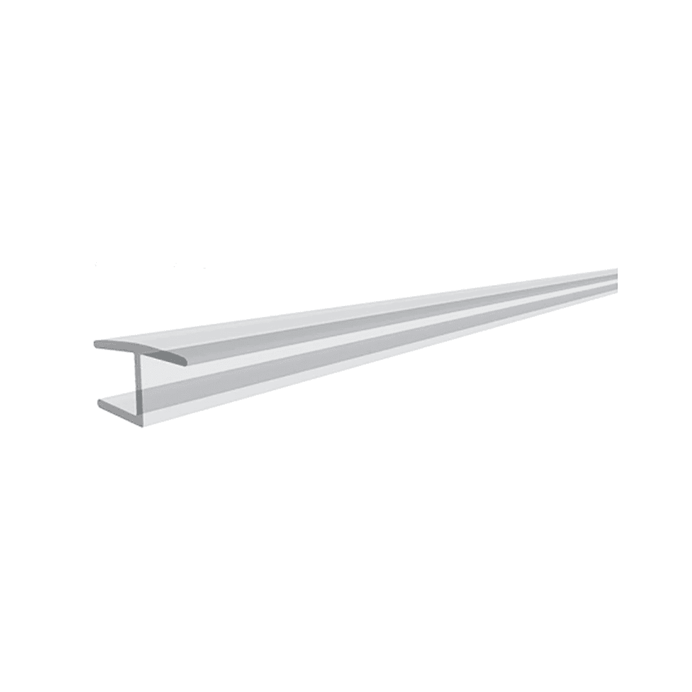 95" Long Y Jamb Shower Door Seal for 3/8" Thick 180-Degree Inline Glass-to-Glass Doors