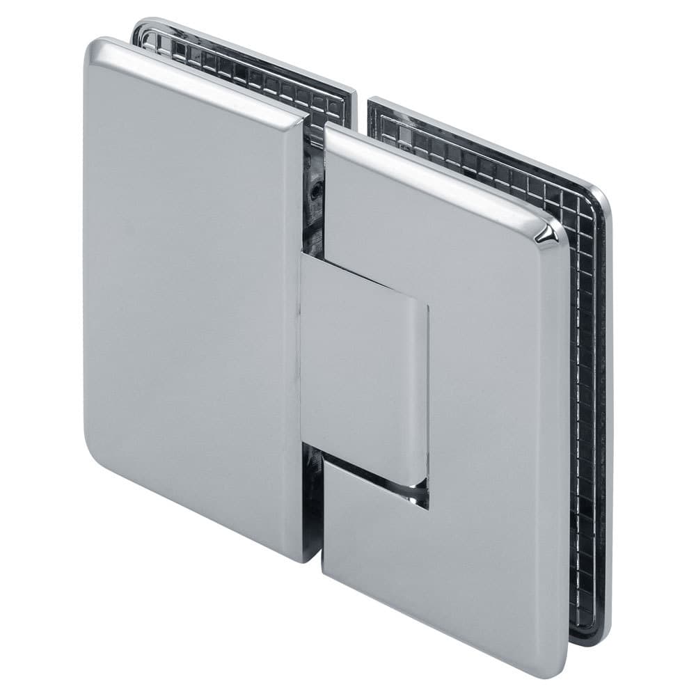 Pluto 180-Degree Glass-to-Glass Beveled Shower Hinge