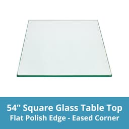 Square Glass Table Tops