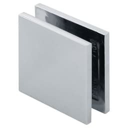 Square Wall Mount Hole-In-Glass Clamp