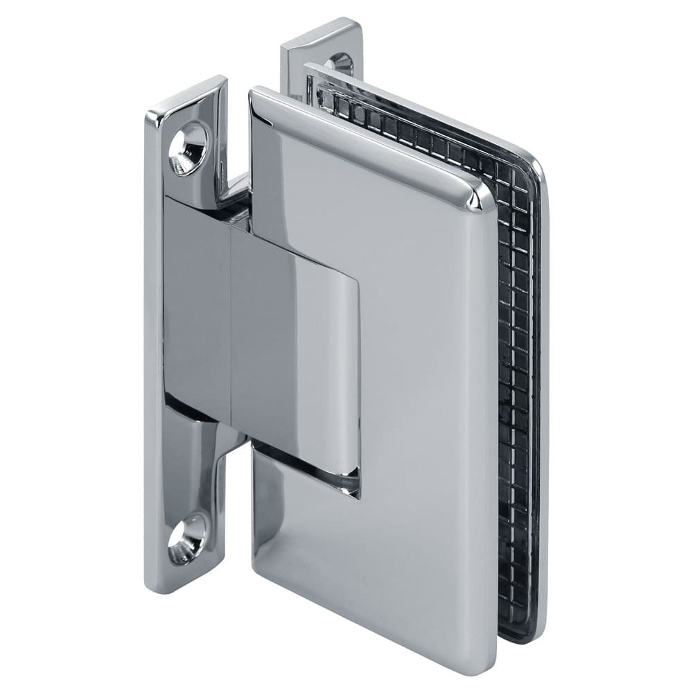 Pluto ''H'' Back Wall Mount Beveled Shower Door Hinge