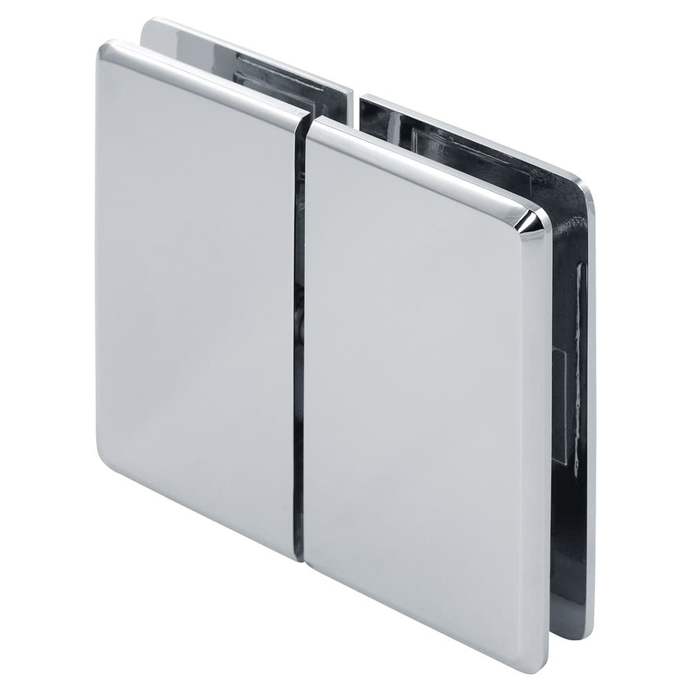 Saturn Beveled Glass-to-Fixed-Panel Pivot Hinge, Transom Mount