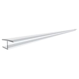 95 Inch Long Y Jamb Shower Door Seal for 1/2" Thick 180-Degree Inline Glass-to-Glass Doors