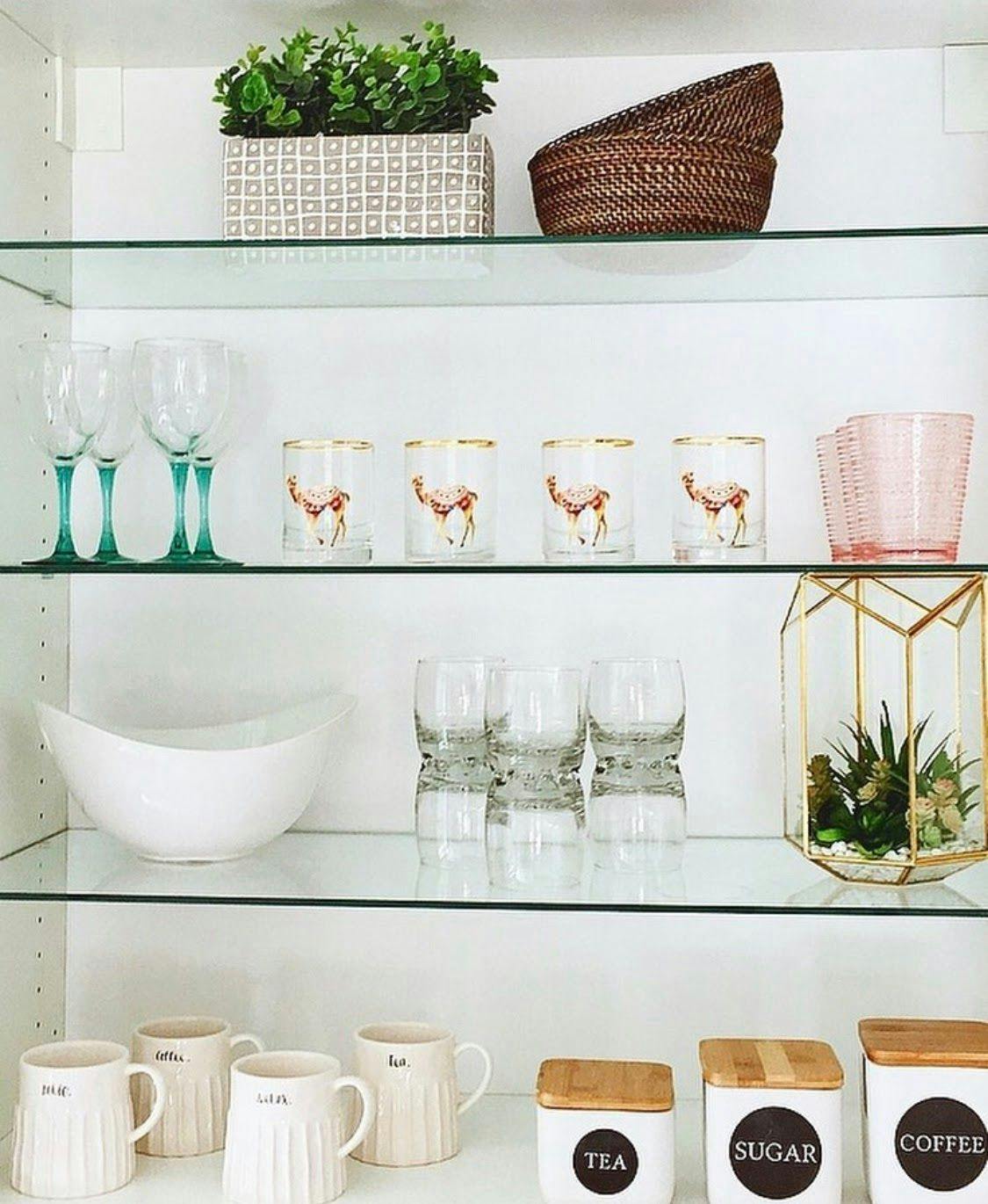 Shelf, Display Rack, Blog Shelf, Tea Set