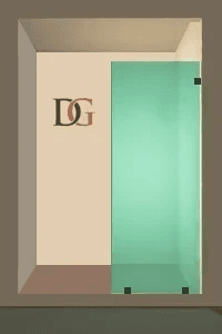 Tela™ Left Open Single Shower Screen-0