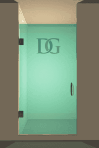 Solo™ Right Open Single Shower Door-1