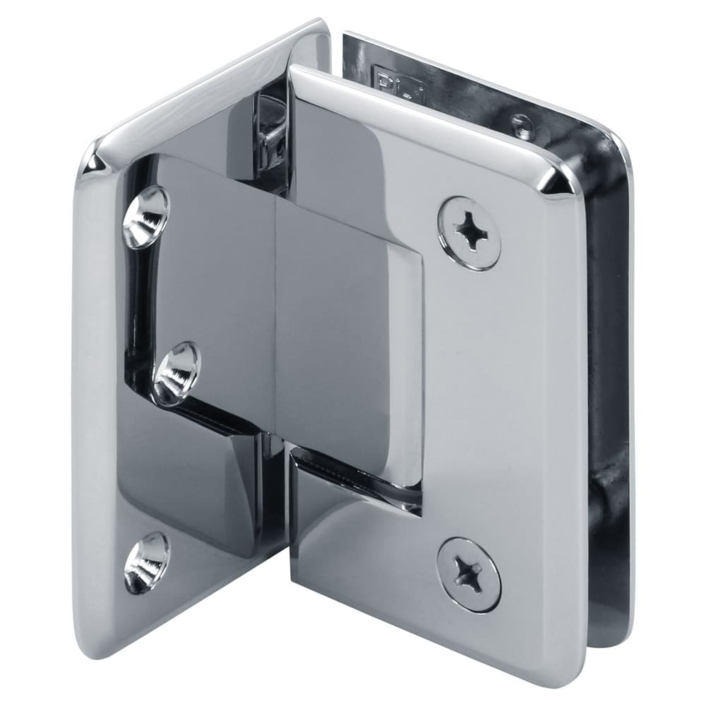 Pluto Offset Back Wall Mount Beveled Shower Door Hinge