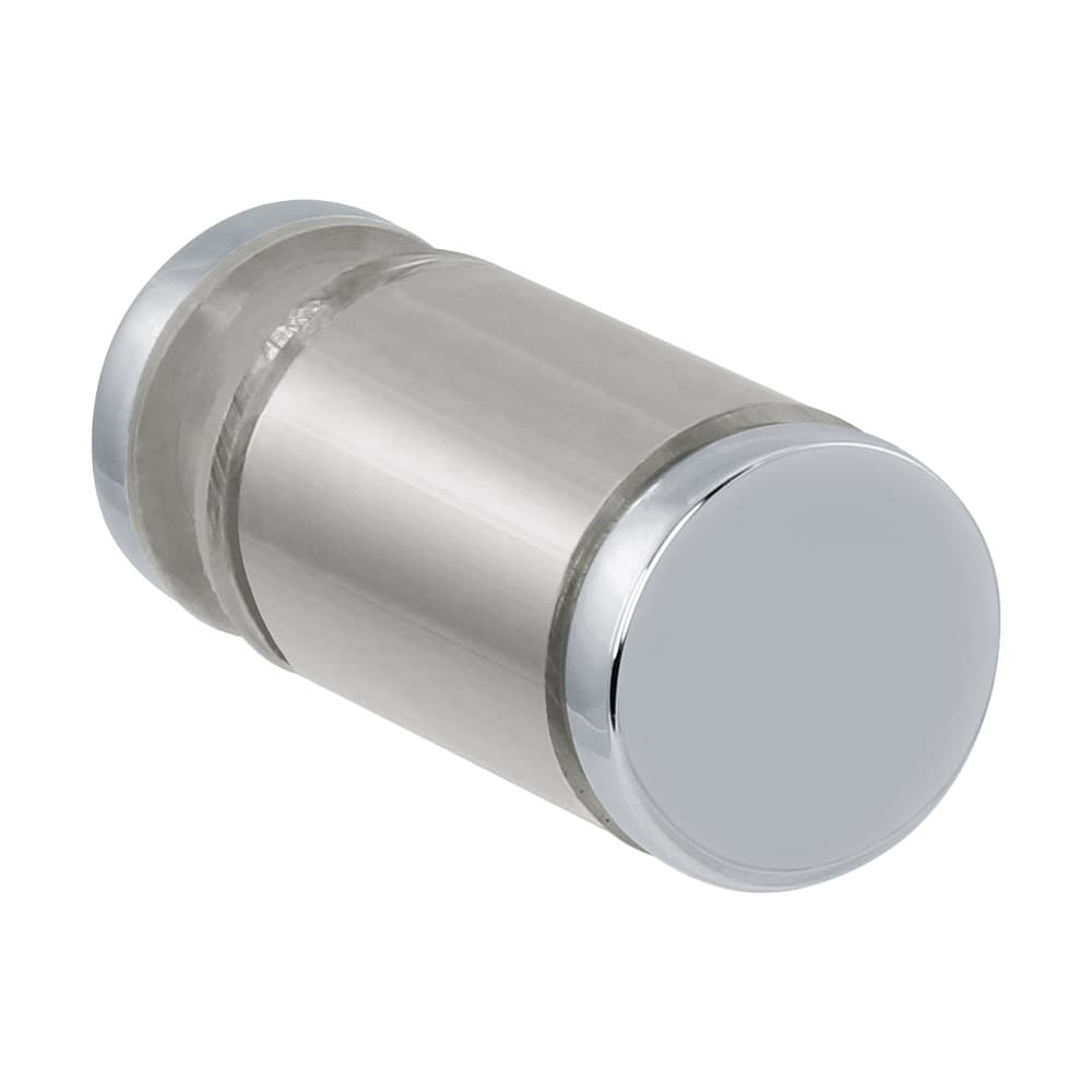 Cylinder Style Single-Sided Knob with Plastic Sleeve, 3/4" (19 mm)