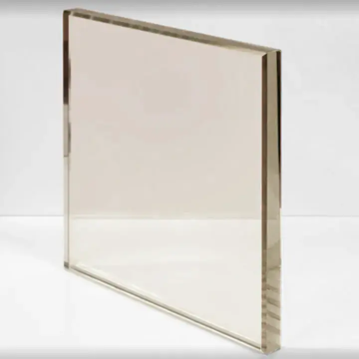 Tempered glass panel with beveled edges, ideal for custom shower doors, table tops, and mirrors.