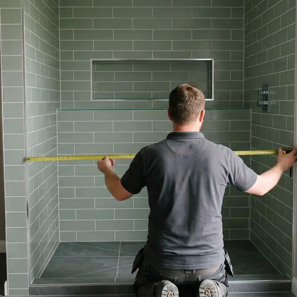 Fixed shower screen installation timeline and process guide from Dulles Glass