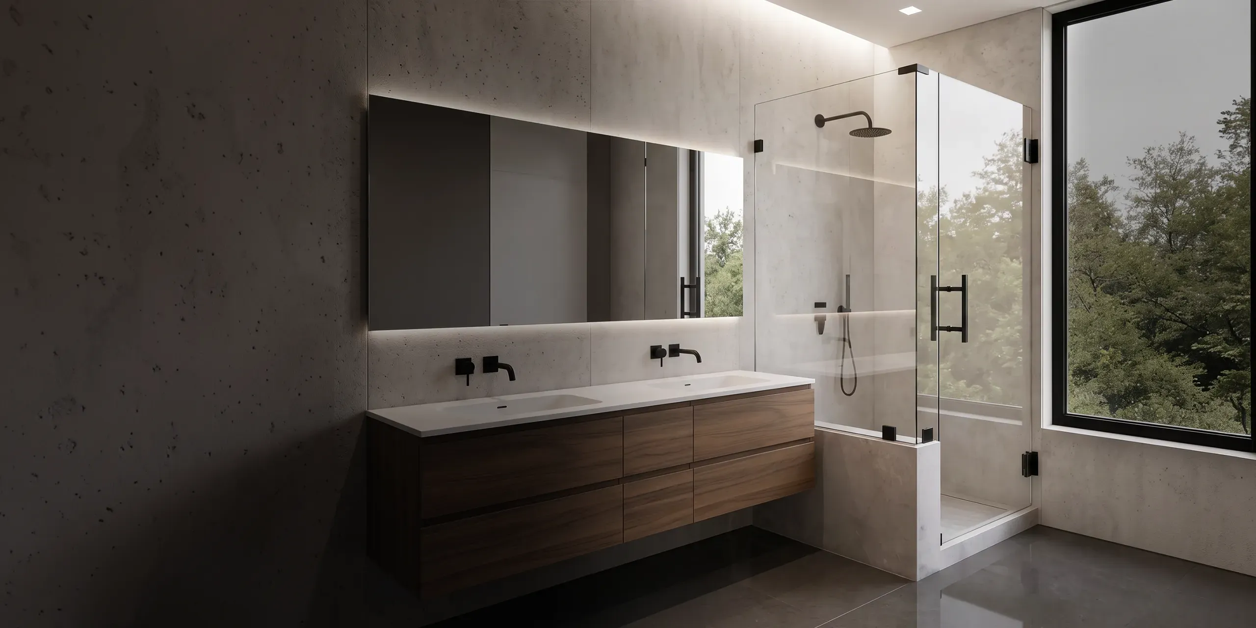 Canto 90-Degree Frameless Corner Shower Enclosure