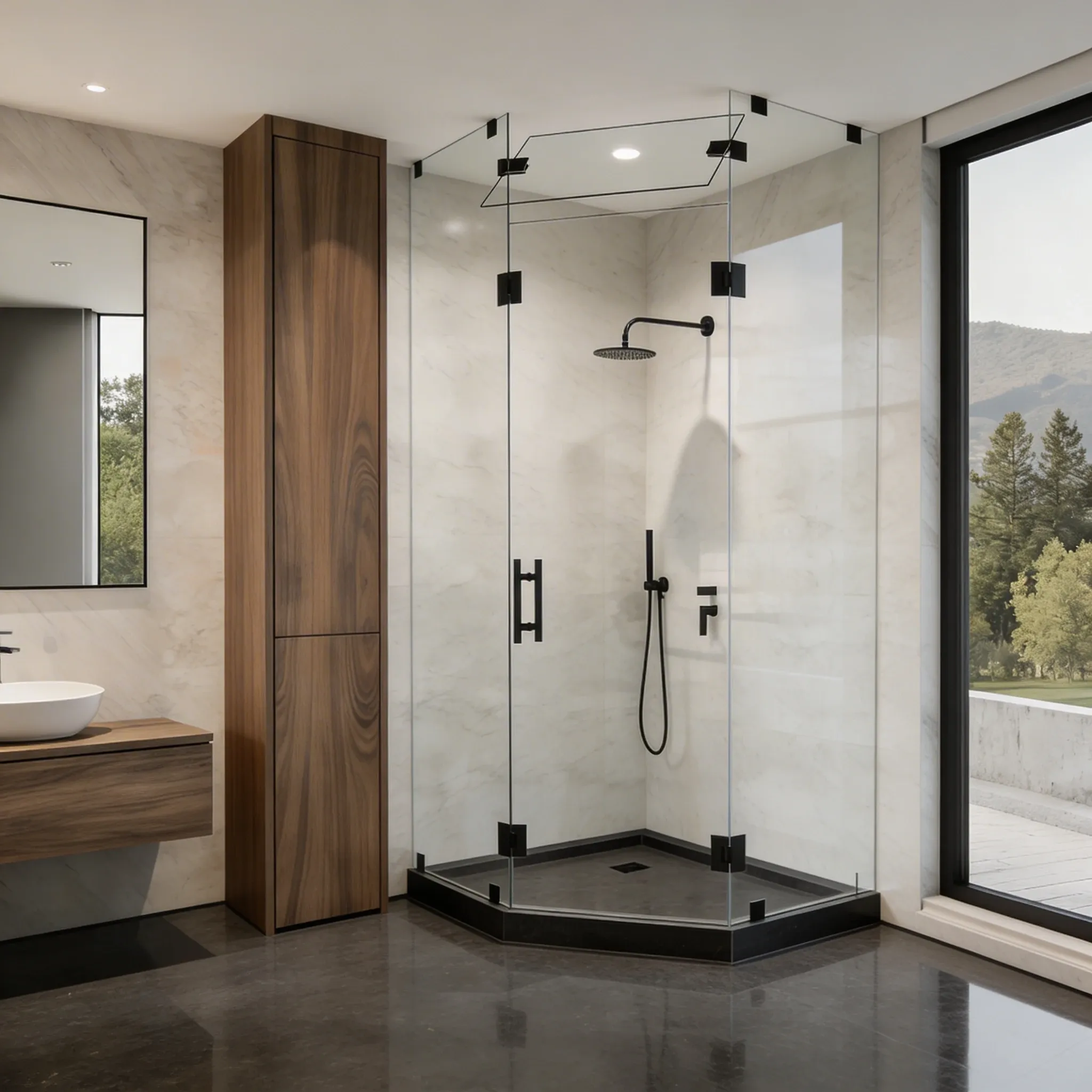 Luxe shower door series